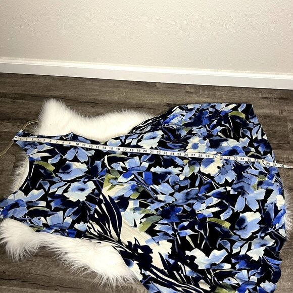 Jams World Hawaii Medium Starry Night Floral Sleeveless Rayon Midi Maxi Dress - Picture 11 of 11